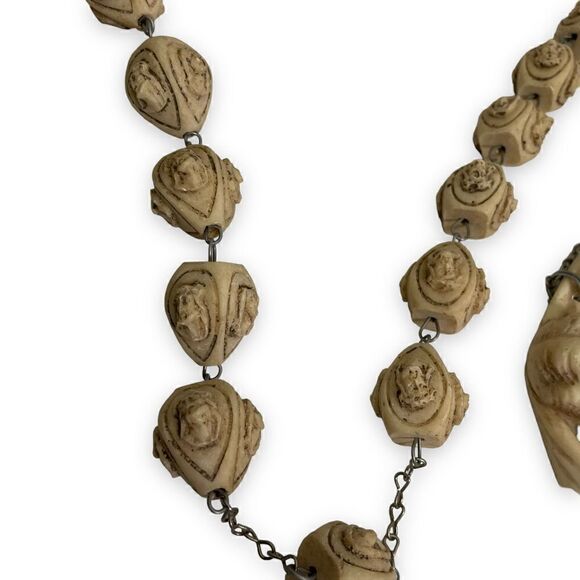 Extra Large Resin Wall Decor Hanging Rosary Catholic Religious Crucifix - Picture 4 of 8